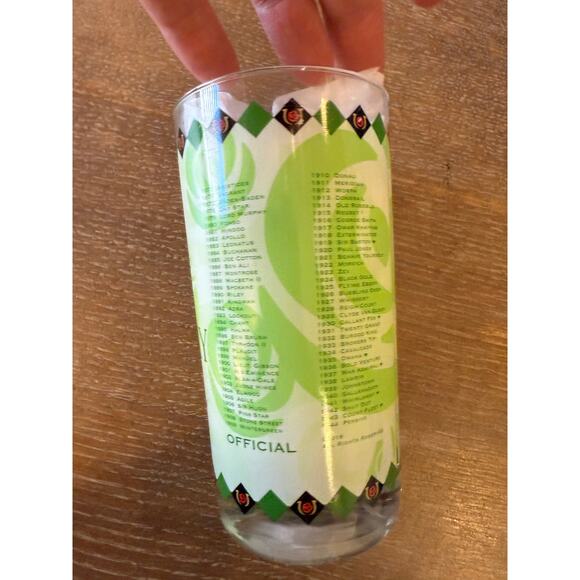 KENTUCKY DERBY Mint Julep Glass Churchill Downs May 7, 2016 Green Jockey - Picture 3 of 4